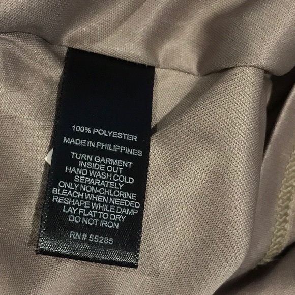 EXPRESS brown retro sequin skirt - Picture 5 of 5